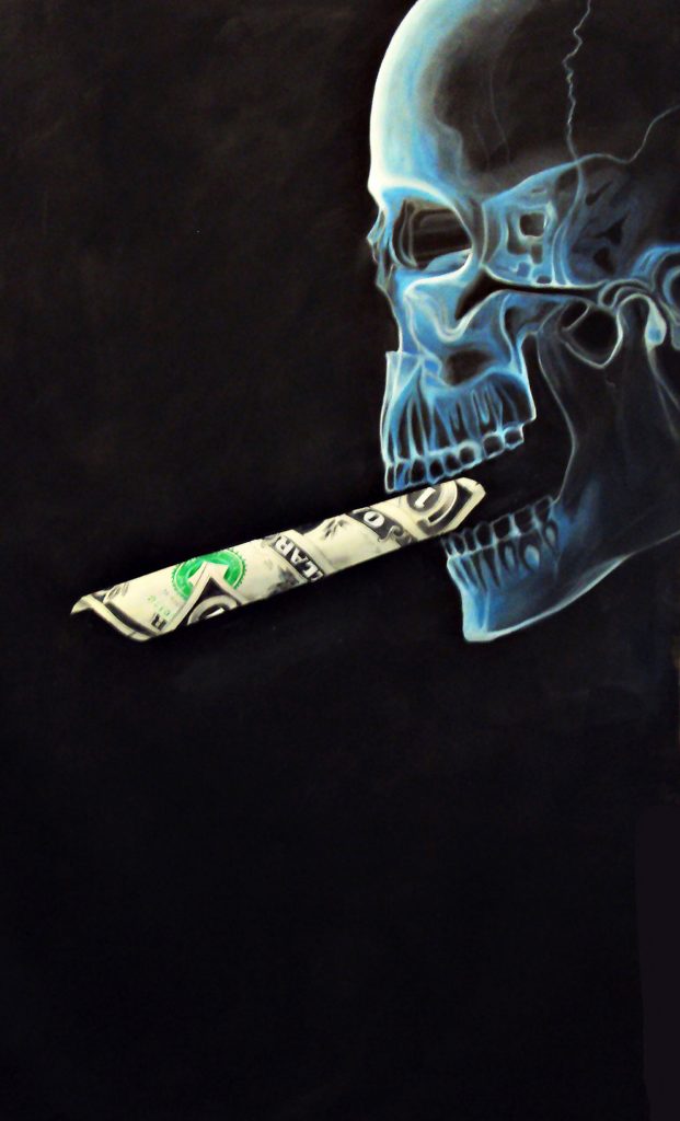 smoking-skull