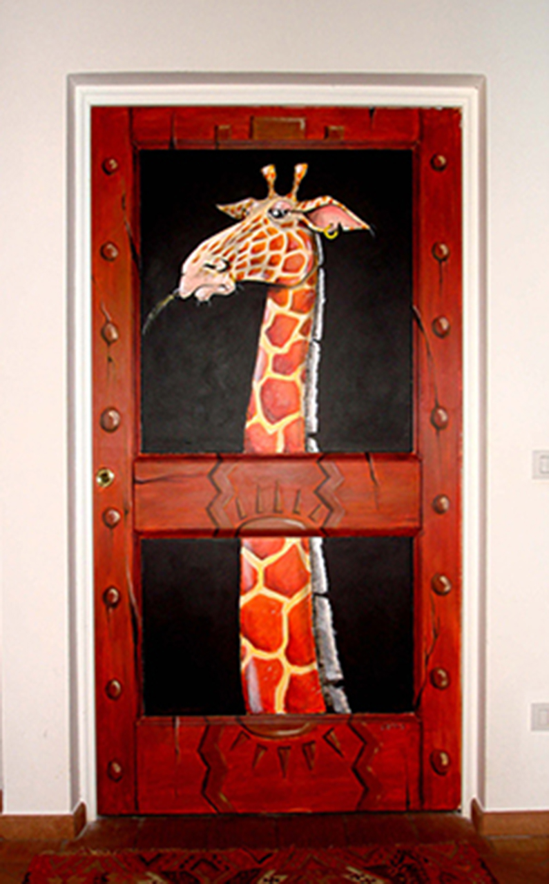 Giraffe Door